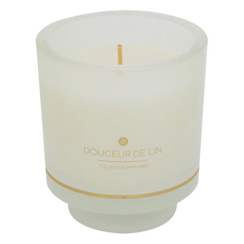 Bougie Parfumée En Verre "ilae" 225g Douceur De Lin
