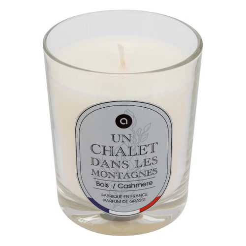 Bougie Parfumée En Verre "nibi" 180g Bois et Cashmere