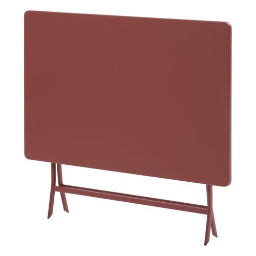 Table Rectangulaire Pliante Greensboro 4p Lie De Vin