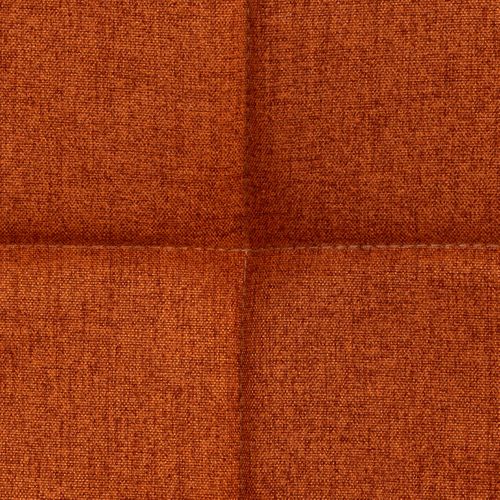 Chaise De Table Assise En Tissu Ambre Et Pieds En Métal Noir