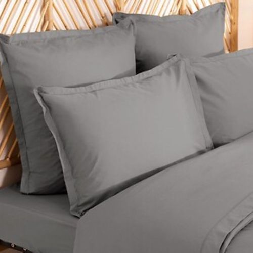 Parure De Lit Landiha Percale Gris 260x240cm