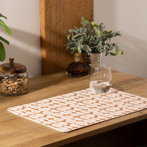 Set De Table Imprimé "fev" 30x45cm Marron