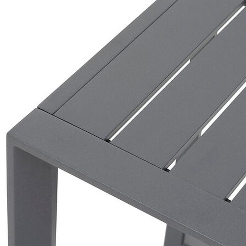 Table De Jardin D'appoint Carrée En Aluminium Evasion - Graphite