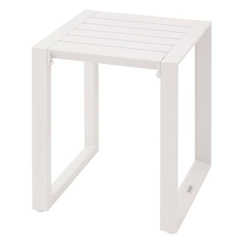 Table De Jardin D'appoint Carrée En Aluminium Evasion - Avoine
