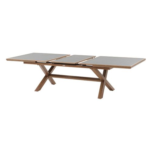 Table De Jardin Extensible "axiome" Graphite et Honey 10 Places En Aluminium