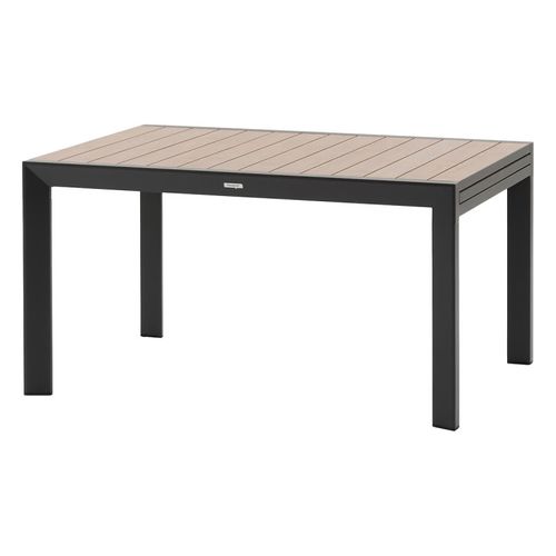 Table Extensible 10 Places Evasion Effet Bois Honey/graphite Hespéride