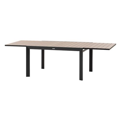Table Extensible 10 Places Evasion Effet Bois Honey/graphite Hespéride
