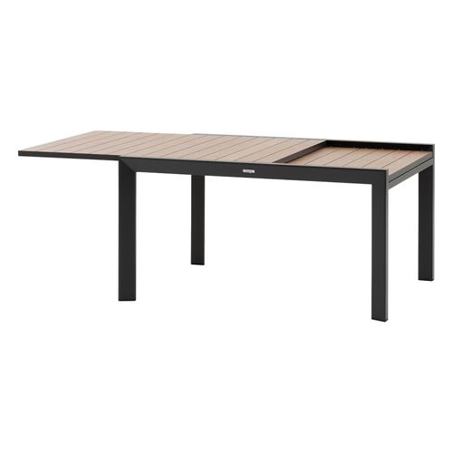 Table Extensible 10 Places Evasion Effet Bois Honey/graphite Hespéride