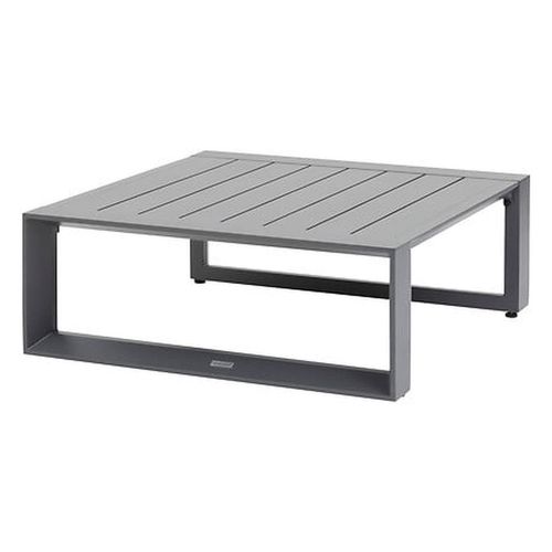 Table Basse De Jardin Carrée En Aluminium Allure - Graphite