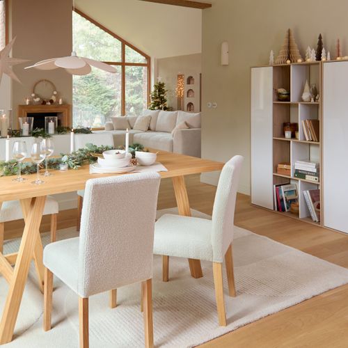 Suspension pétale D. 100 cm NAYA Beige