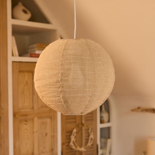 Suspension lanterne D. 32 cm JORDY Beige