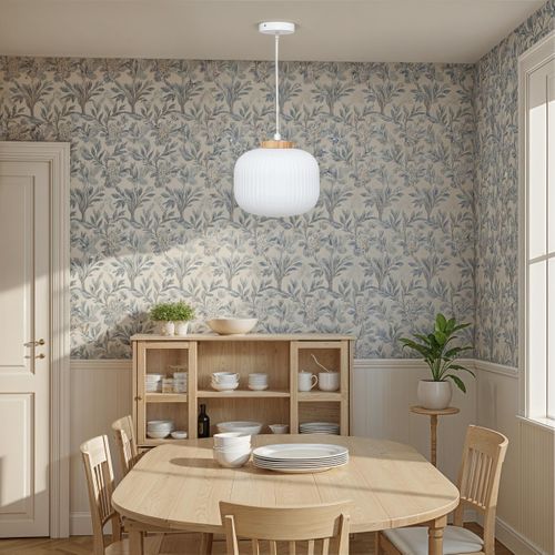 Suspension D. 25 cm TRAVIS Blanche