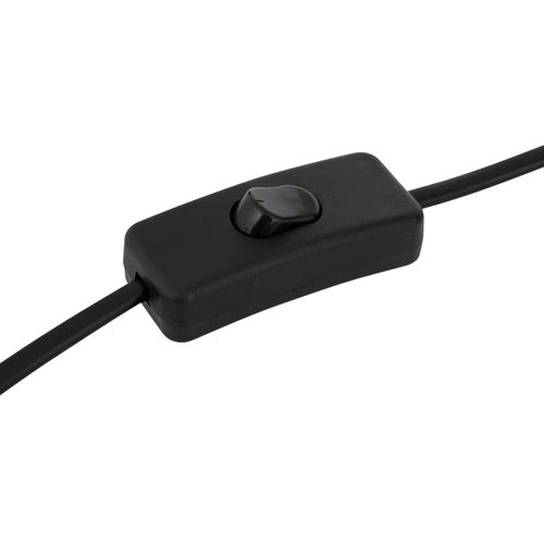 Lampe à poser H. 33 cm TOBIE Noire