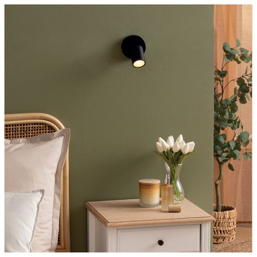 Applique 1 Lampe Vico Métal Noir Atmosphera