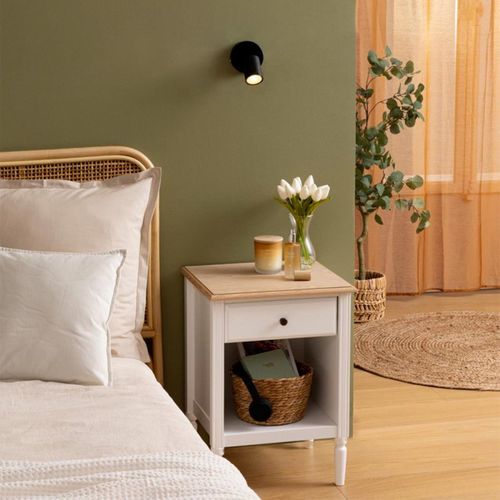 Applique 1 Lampe Vico Métal Noir Atmosphera