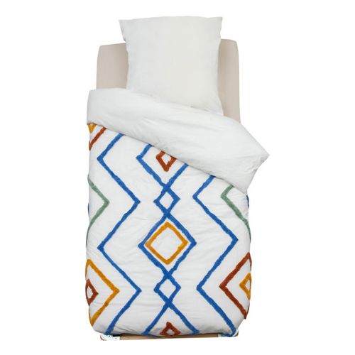 Parure De Lit 2 Pièces Enfant "adi" Coton Tufté 140x200cm