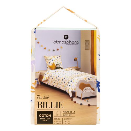 Parure De Lit Imprimée Billie 140x200 Motif Organique