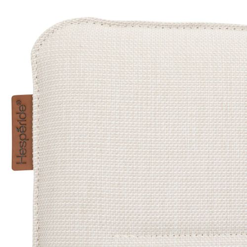 Chaise De Jardin Empilable "diese" Ivoire et Argile Aluminium Et Texaline