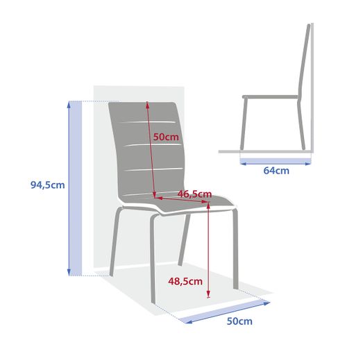 Chaise De Jardin Empilable "diese" Ivoire et Argile Aluminium Et Texaline