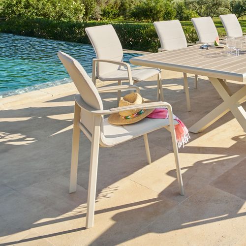 Fauteuil Repas Extérieur Diese Ivoire/argile