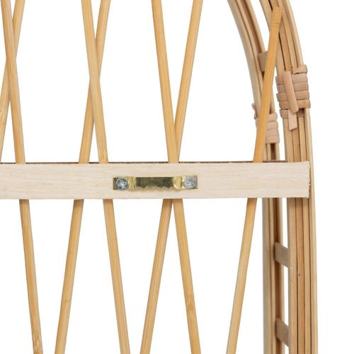 Etagère Murale "anahi" Bambou Beige 74x45cm