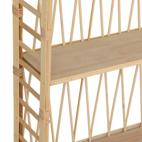 Etagère Murale "anahi" Bambou Beige 74x45cm