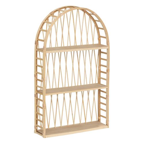 Etagère Murale "anahi" Bambou Beige 74x45cm