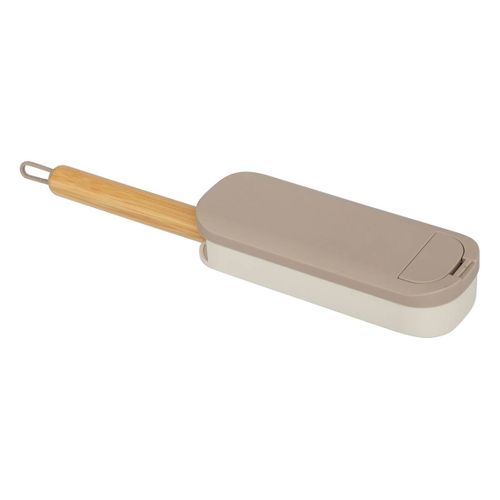 Brosse à Textile Avec Manche En Bambou Gris 7,3x4cm