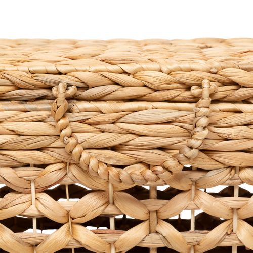 Coffre De Rangement En Métal Et Fibre Naturelle  L 104 Cm