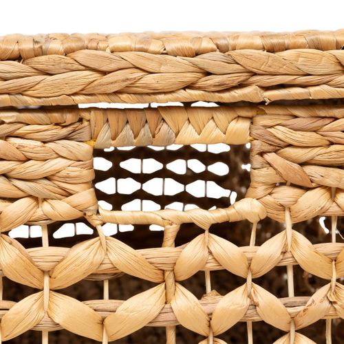 Coffre De Rangement En Métal Et Fibre Naturelle  L 104 Cm