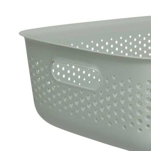 Panier "tila" 10l Sauge En Plastique