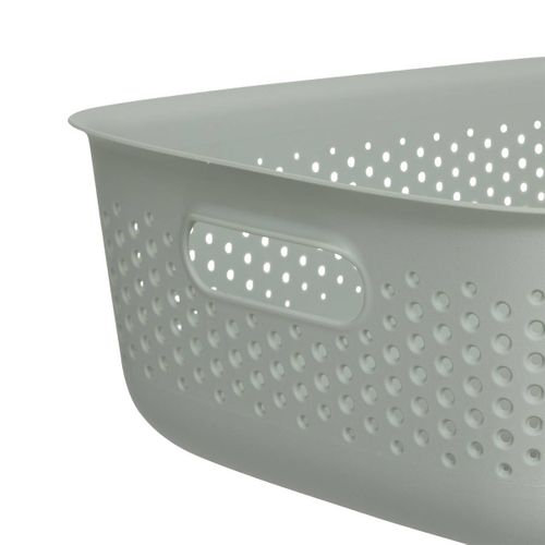 Panier "tila" 10l Sauge En Plastique