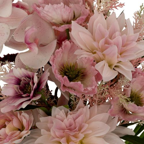 Bouquet Artificiel Composé "wild Romance" 60cm Rose