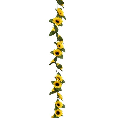 Guirlande De Tournesols Artificiels "naki" 180cm Jaune