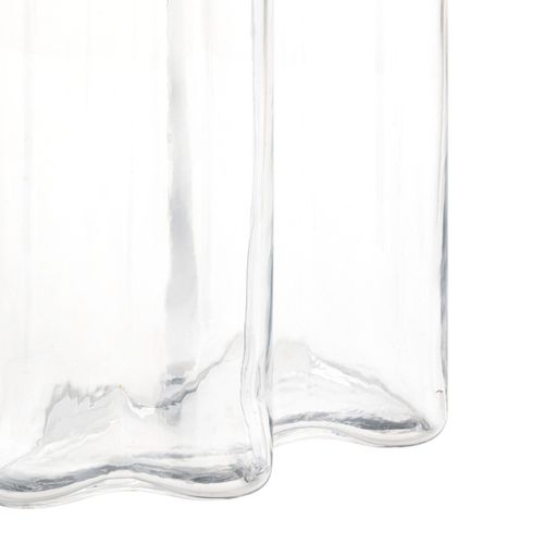 Vase En Verre Transparent H 25 Cm