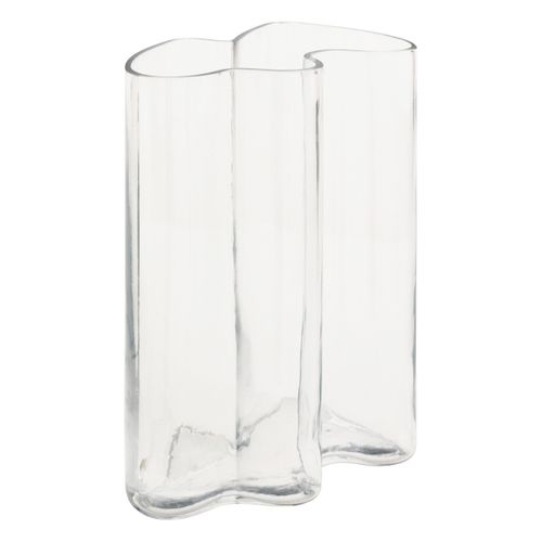 Vase En Verre Transparent H 25 Cm
