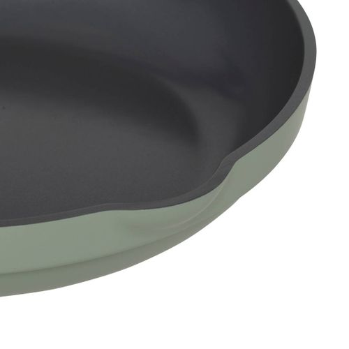 Poêle "horizon" En Aluminium Forgé Vert D24cm