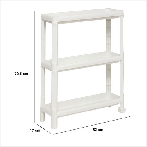 Desserte 3 Niveaux Plastique Blanc 5five