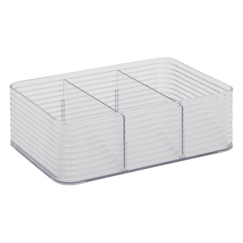 Organisateur "plastor" 3 Compartiments Gris 22,5x15,3cm