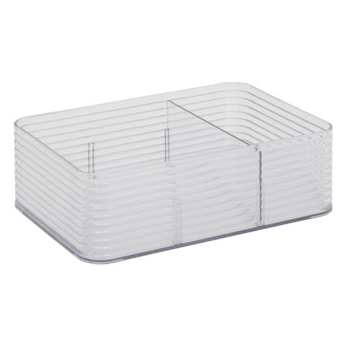 Organisateur "plastor" 3 Compartiments Gris 22,5x15,3cm