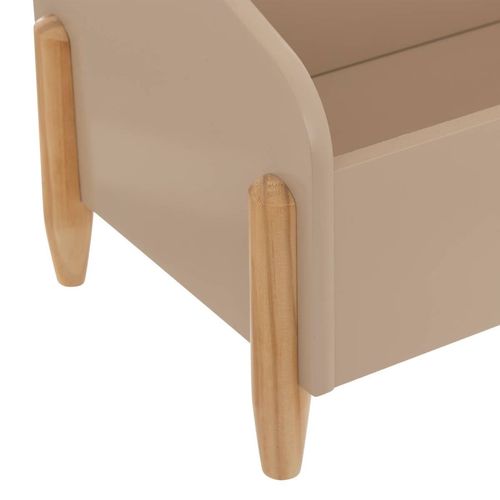 Coffre à Jouets Ourson 61 Cm Mdf Beige Atmosphera
