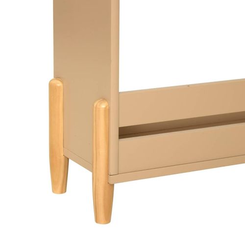 Bibliothèque Enfant 3 Niveaux Ourson Mdf Beige