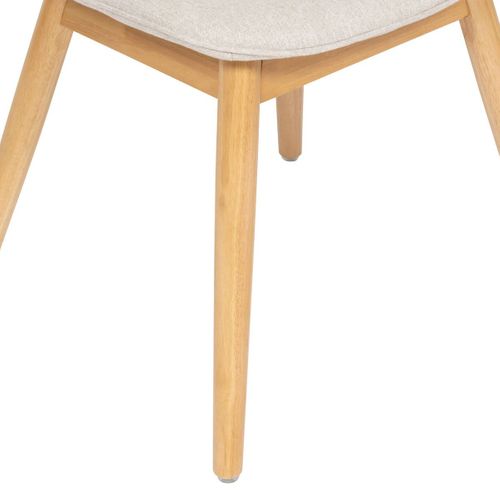 Chaise De Bureau Ou Chaise Visiteur Tissu Beige Chiné H 86 Cm