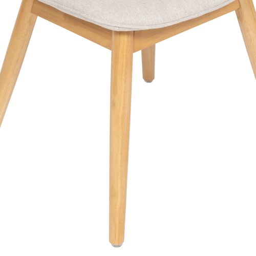 Chaise De Bureau Ou Chaise Visiteur Tissu Beige Chiné H 86 Cm