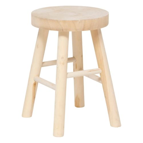 Tabouret D'appoint Nyaz D28 Bois Naturel Atmosphera