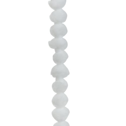 Guirlande De Noël Boule Aspect Coton L 200 Cm