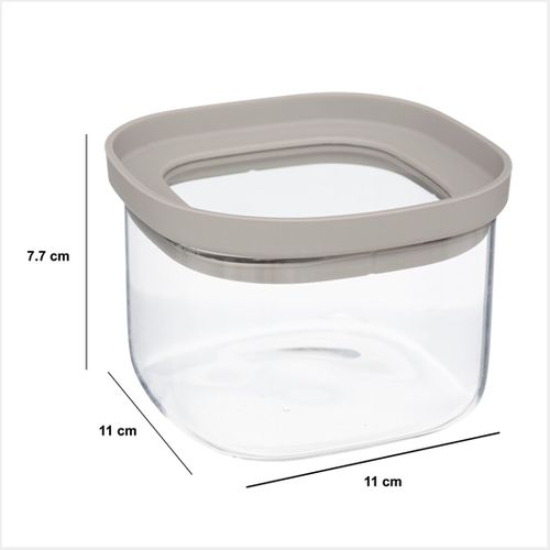 Bocal "hermet" 0,4l En Verre Avec Couvercle Hermétique