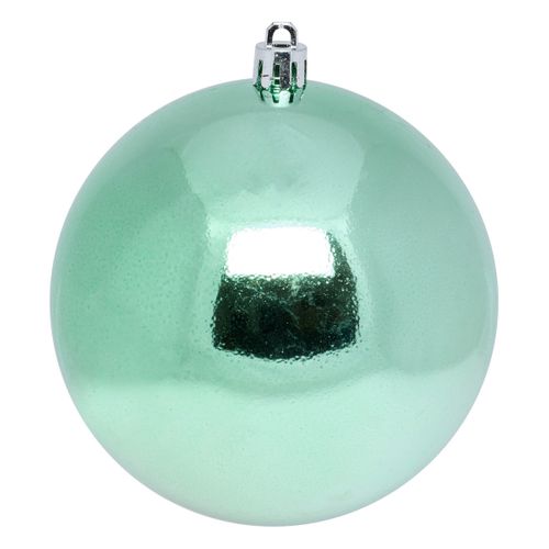 Déco De Sapin Lot De 4 Boules De Noël Gm D 10 Cm - Vert Amande