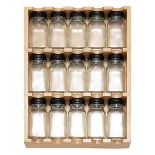 Présentoir à Épices "bambou Cuisine" 15 Pots
