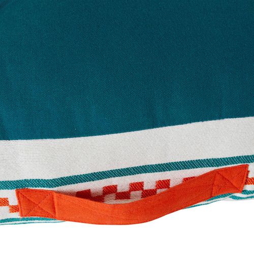 Coussin De Sol D'extérieur "yucatan" Bleu Canard 120x80cm